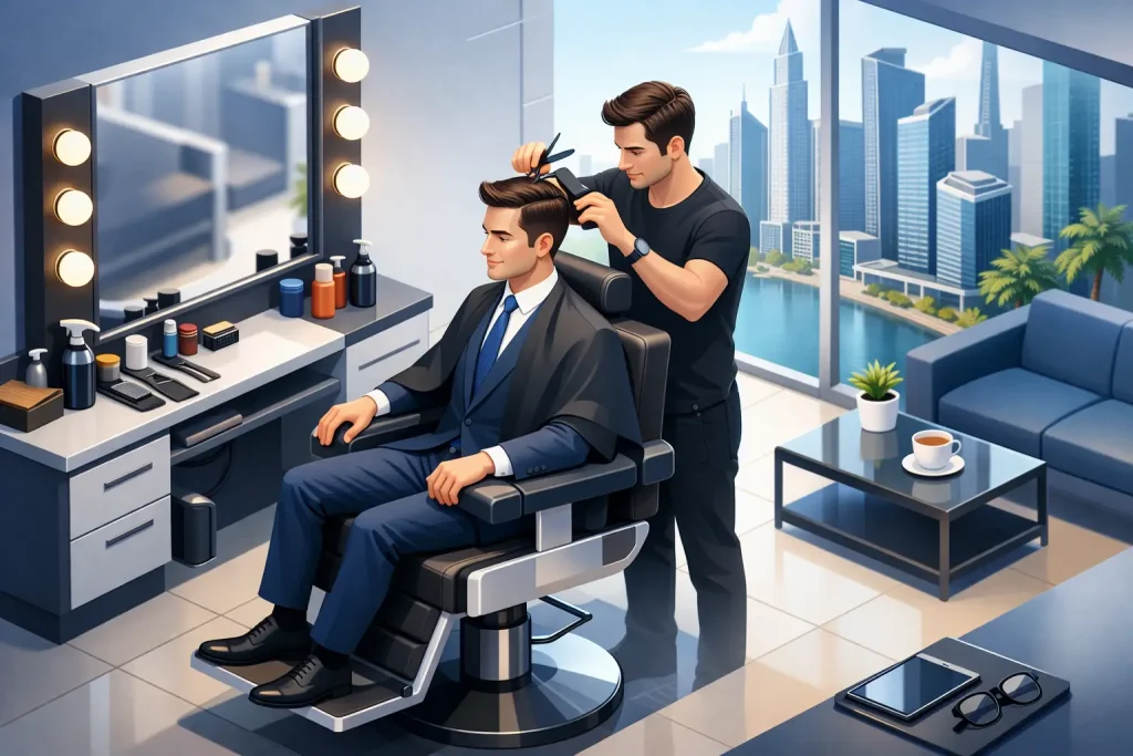 Business Bay Executive Haircut, Done Precisely
